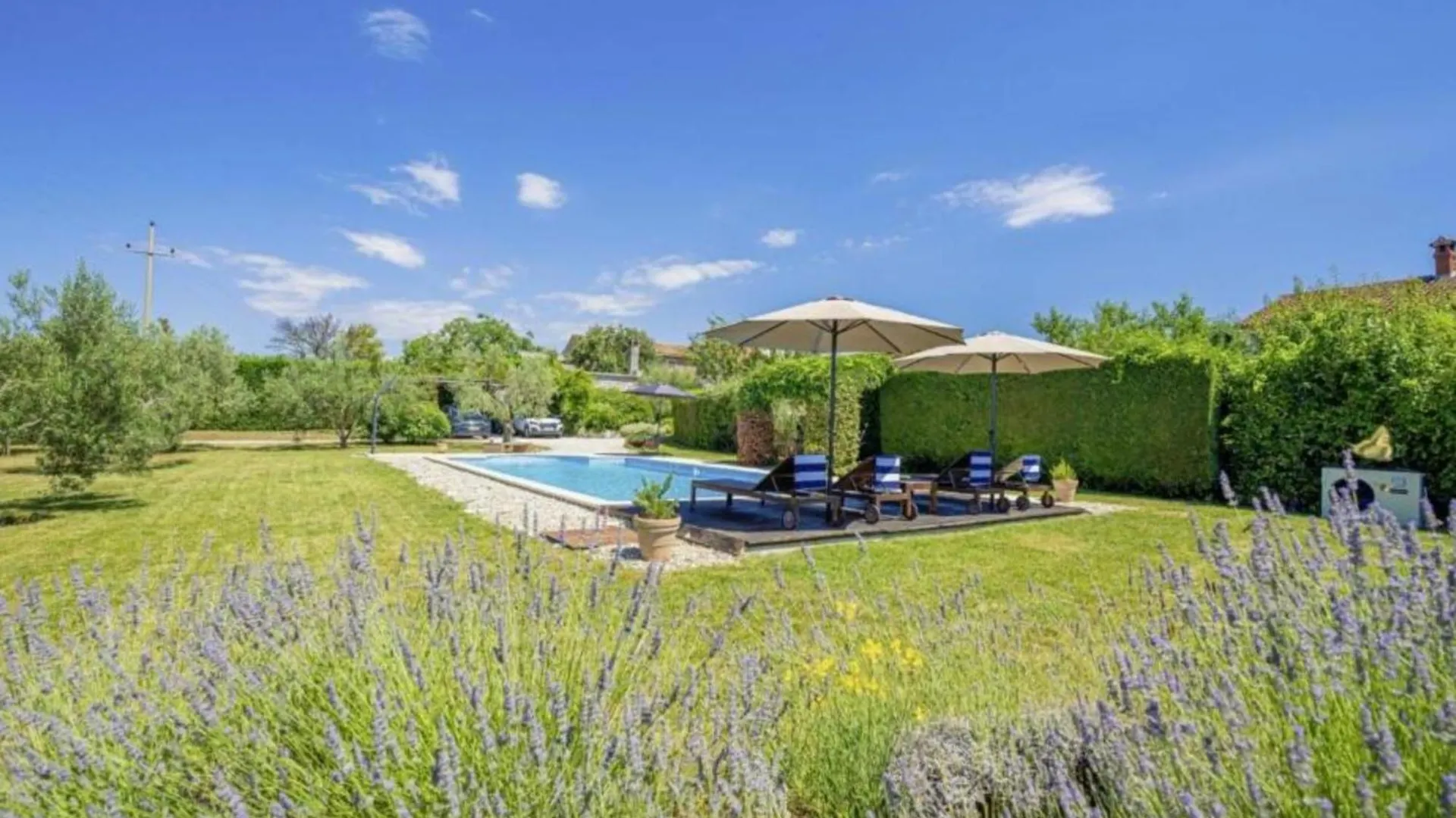 Poolside Grand Retreat Villa Vošteni